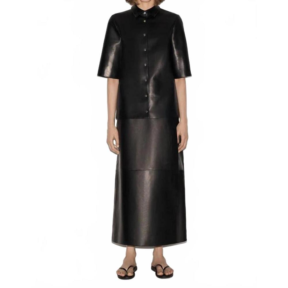 NEW PARTOW mel shirt in black